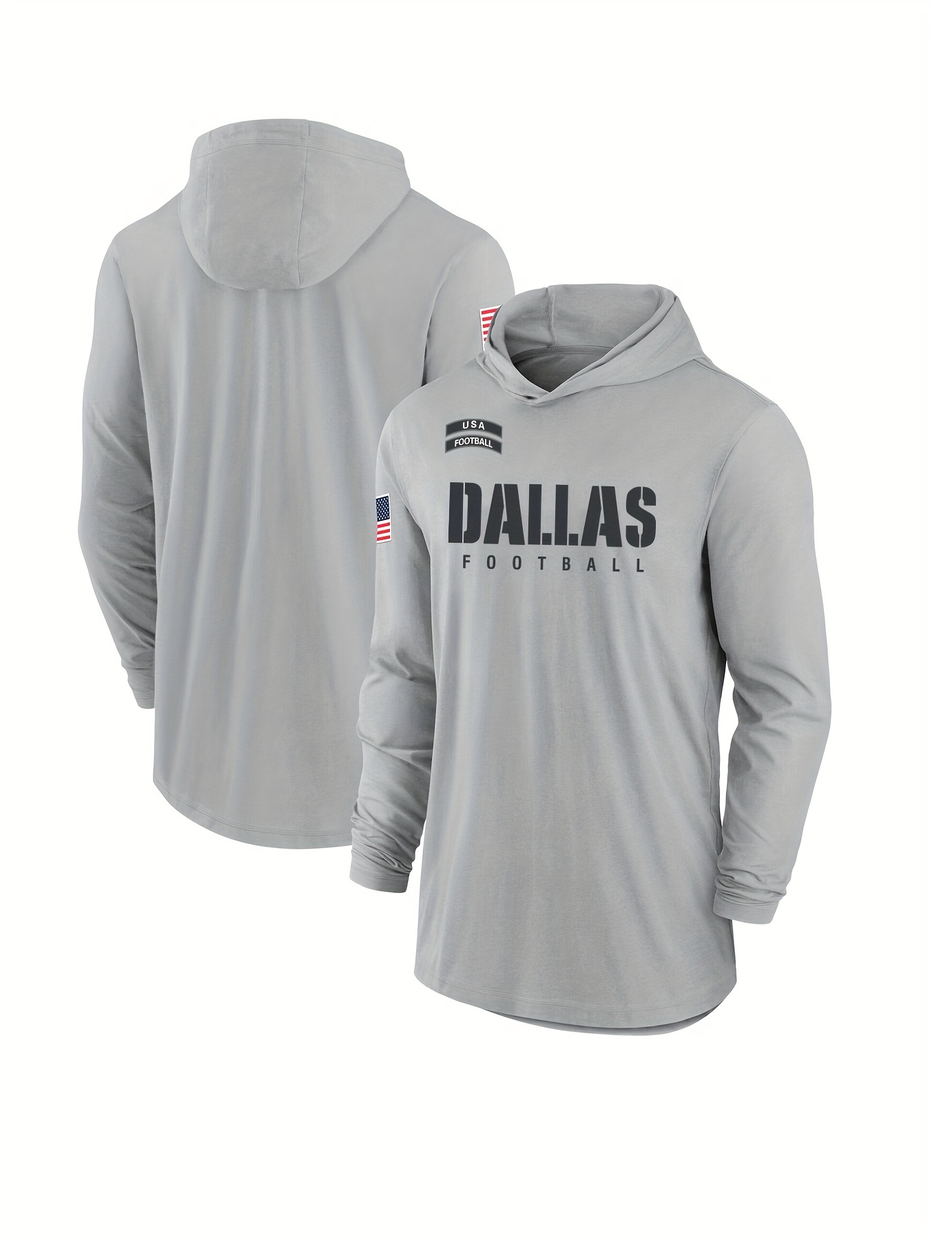 Men Dallas Cowboys grey 2025 NFL hoodie